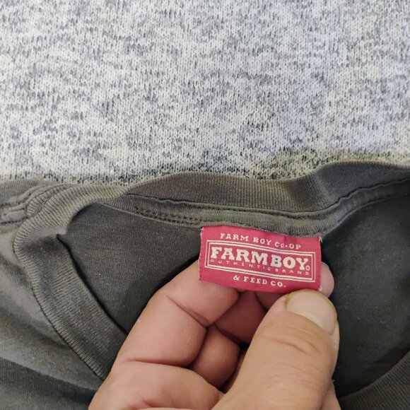 FARMBOY ROCKSTAR Champion Rock Picker Horse Ranch Vintage Y2K T-Shirt - Picture 6 of 8